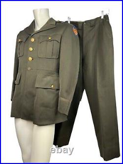 Original WW2 US 8TH Army Air Force Wool Dress Uniform Associated Military Store