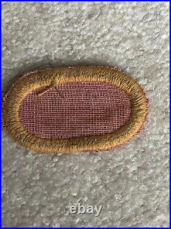 Original WW2 US Army 17th Airborne 464th Glider Artillery Jump Wing Oval Patch