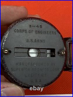 Original WW2 US Army Compass NAMED Mortar Platoon F Company