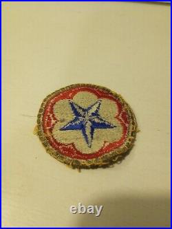 Original WW2 US army Army Service Forces Theatre Worn Patch Badge Unique