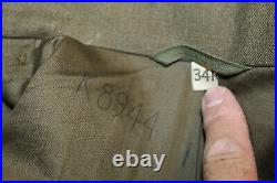 Original WW2 U. S. Army 3rd Armored Div. Patched Uniform Ike Jacket 1944 d. WithHat