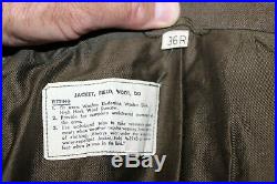 Original WW2 U. S. Army 3rd Infantry Division Patched Ike Uniform Jacket, 1944 d