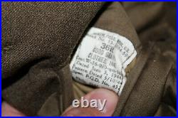 Original WW2 U. S. Army 63rd & 36th I. D. Patched Uniform Ike Jacket, 1944 d