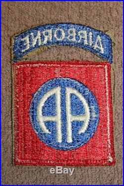 Original WW2 U. S. Army 82nd Airborne Division Two Piece Uniform Patch