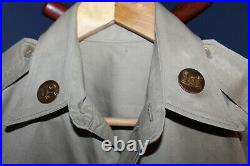 Original WW2 U. S. Army 82nd Airborne Patched Khaki Uniform Shirt withOval & Wings