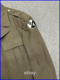 Original WW2 U. S. Army 94th Infantry Division Patched Ike Jacket Size 39R