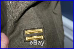 Original WW2 U. S. Army 97th Infantry Division Patched Ike Uniform Jacket, 1944 d