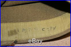 Original WW2 U. S. Army Airborne Patched Wool Overseas Hat withCustom Sewn Patch