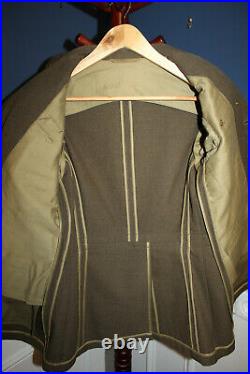 Original WW2 U. S. Army Anti Aircraft & Pacific Ocean Patched Uniform Jacket 1942