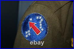 Original WW2 U. S. Army Double Patched 6th Army Uniform Ike Jacket, 1944 d