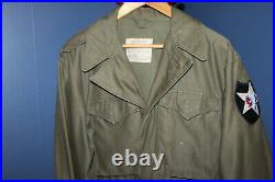 Original WW2 U. S. Army M43 Field Combat Jacket with2nd Inf. Div. Patch, 1944 d