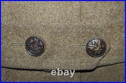 Original WW2 U. S. Army Military Dist. Of Washington Patched Wool Overcoat 1942d