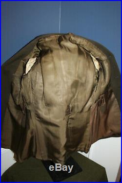 Original WW2 U. S. Army Ord. Officers ETO Patched Uniform Jacket, Named & 1943 d