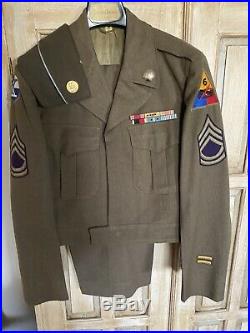 Original WW2 WWII Korean US Army 6th Armored Division Uniform