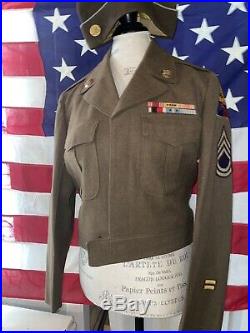 Original WW2 WWII Korean US Army 6th Armored Division Uniform