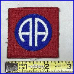 Original WWII 82nd Airborne Division Patch US Army WW2 USA Nice! / $3.50 ships