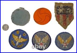 Original WWII China Burma India, Army AF Bullion, AAF Patches Lot DR12
