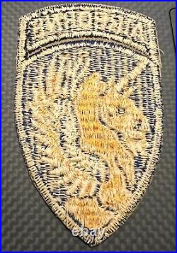 Original WWII US Army 13th Airborne Division Patch with Tab Blue Border