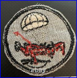 Original WWII US Army 508h Parachute Infantry Regiment Pocket Patch Grey Back