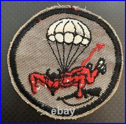 Original WWII US Army 508th Parachute Infantry Regiment Pocket Patch Grey Back