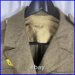 Original WWII US Army 79th Infantry Div Patched Uniform Jacket