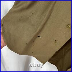 Original WWII US Army Air Corp Shirt with Sterling Wings & English 8th div patch