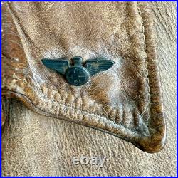 Original WWII US Army Air Corps A-2 Flight Jacket Patched Southeast Command