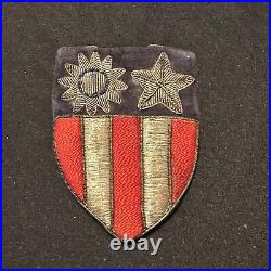 Original WWII US Army CBI China Burma India Bullion Patch Theatre Made