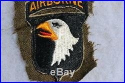 Original WWII US Army Screaming Eagles 101st Airborne Division Insignia Patch