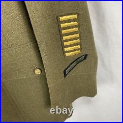 Original WWII US Army Uniform CBI Patched Pacific