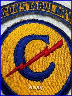 Original Wwii Army Military Constabulary + Tab Patch