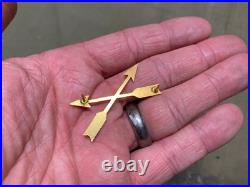 Original Wwii Us Army 1st Special Service Forces Officer Shirt Collar Insignia