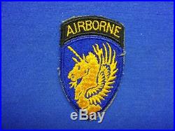 Original Wwii Us Army Airborne Shoulder Patches (lot Of 4)