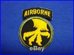 Original Wwii Us Army Airborne Shoulder Patches (lot Of 4)