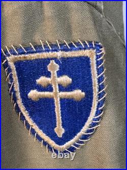 Original Wwii Us Army M43 Field Jacket 79th Infantry Division