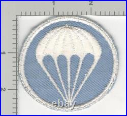 Oversize WW 2 US Army Infantry Parachute Garrison Cap Patch Inv# K2912