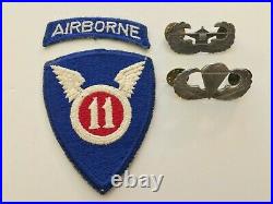 Pk234 Original WW2 US Army Set Of Wings And Patch With Tab Japanese Made WA10