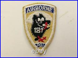 Pk24 Original WW2 US Army 187th Parachute Glider Infantry Regiment PGI WC10