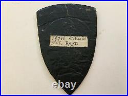 Pk24 Original WW2 US Army 187th Parachute Glider Infantry Regiment PGI WC10