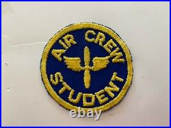 Pk524 Original WW2 US Army Air Force Air Crew Student Patch WB9