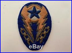 Pk554 Original WW2 US Army Communications Zone Personnel ETO Patch Bullion WB8