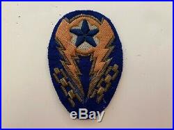 Pk554 Original WW2 US Army Communications Zone Personnel ETO Patch Bullion WB8