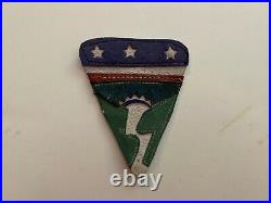 Pk581 Original WW2 US Army CBI Ledo Road Patch Leather Sewn On Leather WB5