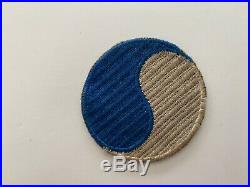 Pk657 Original WW2 US Army 29th Infantry Division Blue And Gray No Border WC10