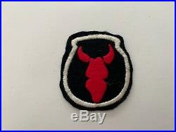 Pk671 Original WW2 US Army 34th Infantry Division Patch Theater Made WC10