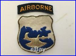 Pk68 Original WW2 US Army 18th Airborne Division Ghost Division Patch Set WC11