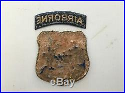 Pk68 Original WW2 US Army 18th Airborne Division Ghost Division Patch Set WC11