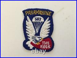 Pk76 Original WW2 US Army 503rd Parachute Regiment The Rock Paramarine WC11