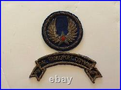 Pk903 Original WW2 US Army Air Force 1419th Air Transport Command Rome Patch L2A