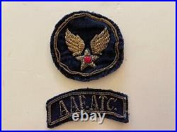 Pk904 Original WW2 US Army Air Force Air Transport Command 2pc Patch L2A